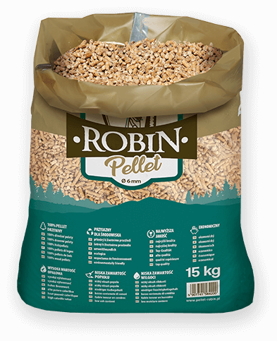 worek pelletu opałowego Robin do kupienia w Złocieńcu lub sklepie internetowym